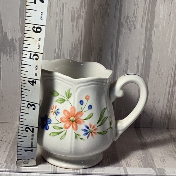 Vintage Sears Country French Ironstone Floral Creamer 4453 pattern  JAPAN - Picture 7 of 7